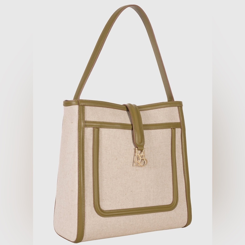 Maria de la Orden Ezra Bag in Canvas & Pistachio NWT